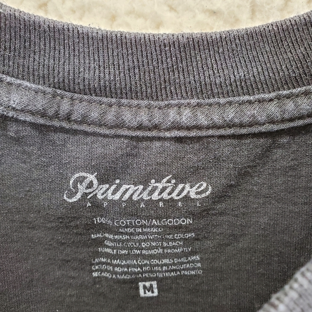 Primitive T-Shirt Mens M Black Cotton Red Logo Airplane Wing Success Is Destiny - Picture 5 of 9